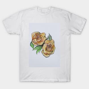 Pretty Peach Roses T-Shirt